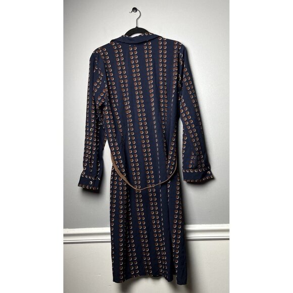 Ny Collection Women's 1X Size 3/4 Roll Tab Sleeve Shirtdress, Navy, NWT - Picture 5 of 8